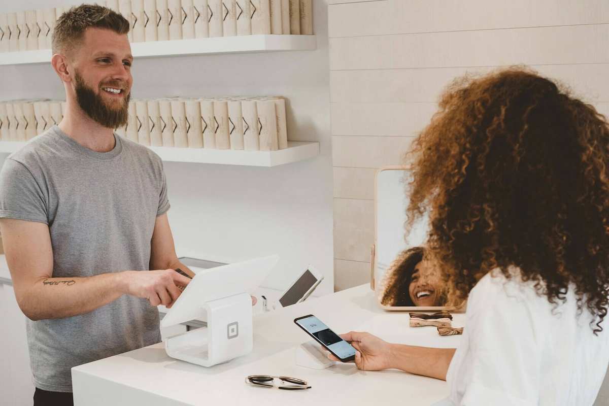 eCommerce — online store on tablet with retail products